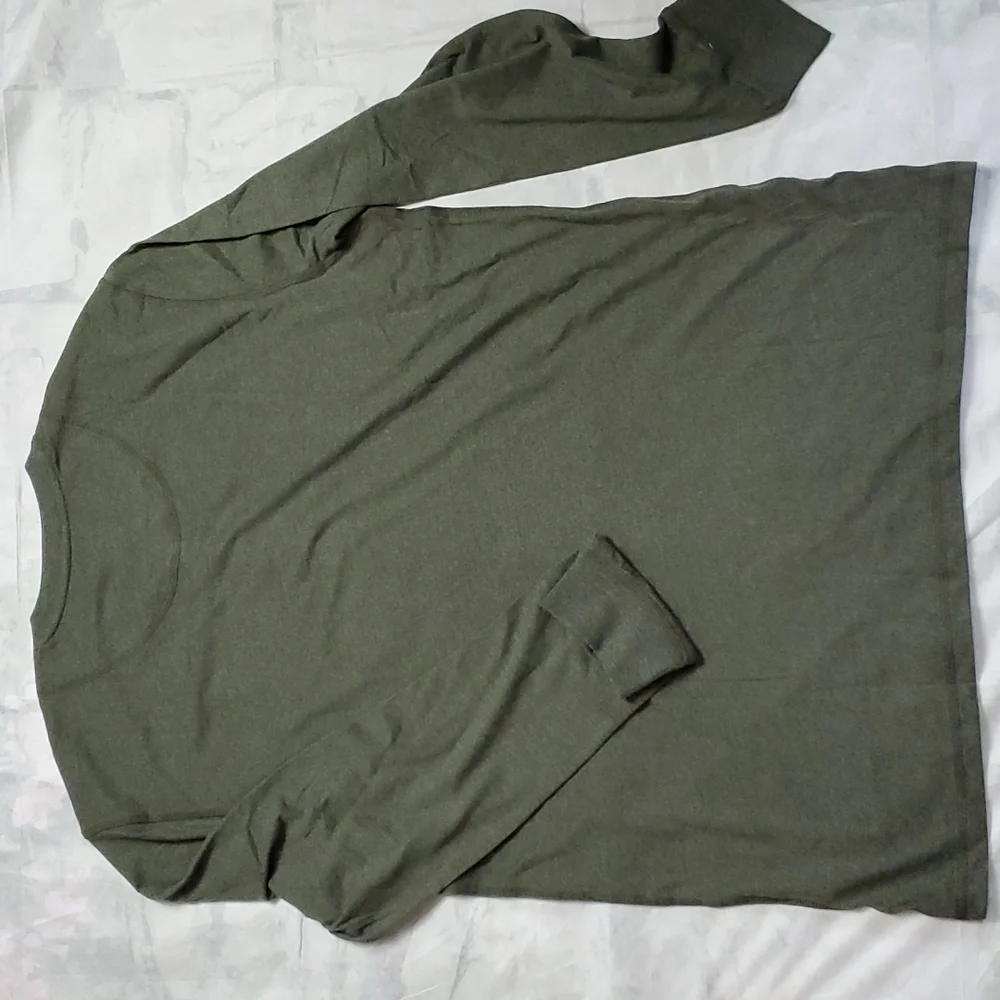 NWT Weatherproof Vintage Long Sleeve Green Shirt Size M - Picture 5 of 6
